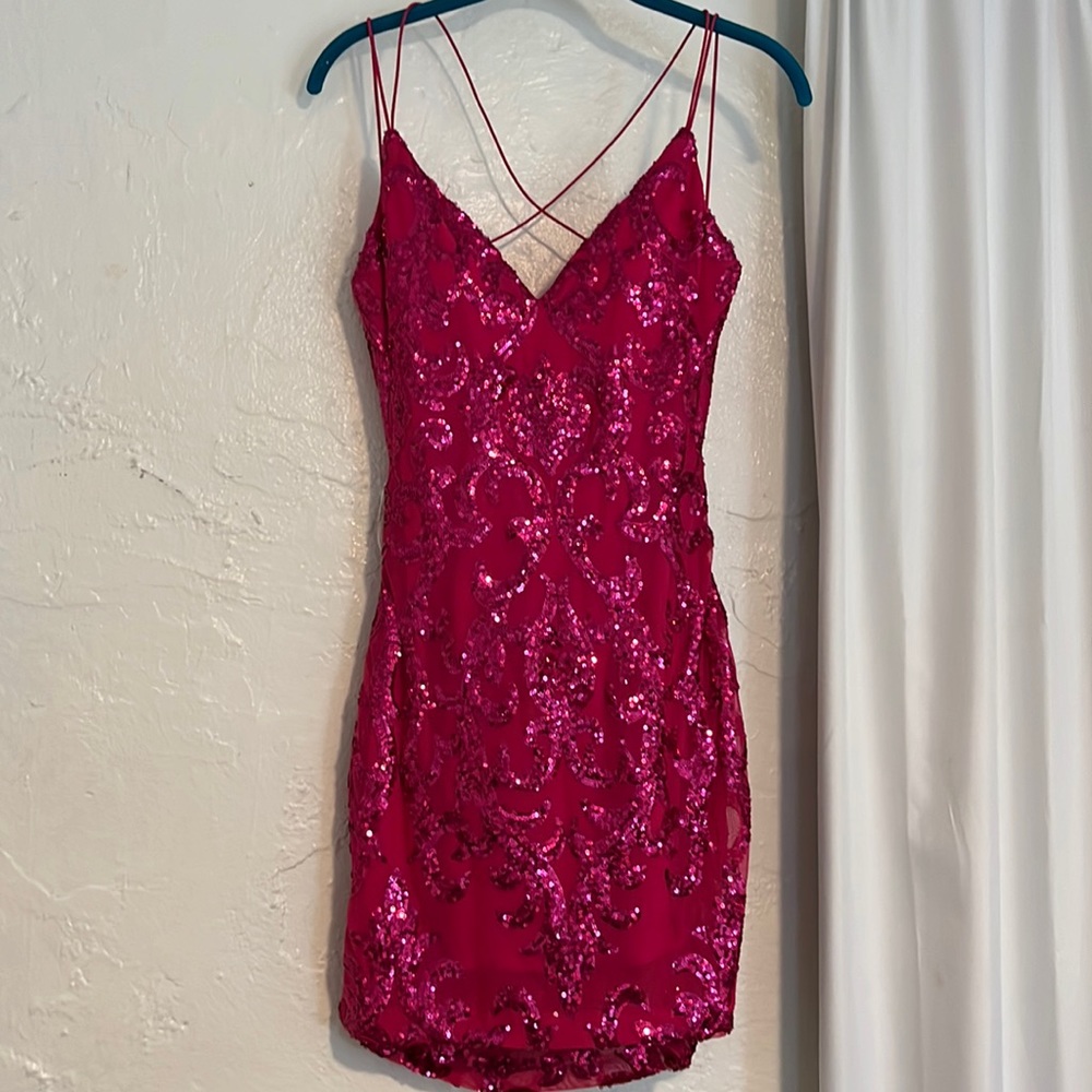 Windsor Sequin Homecoming Dress